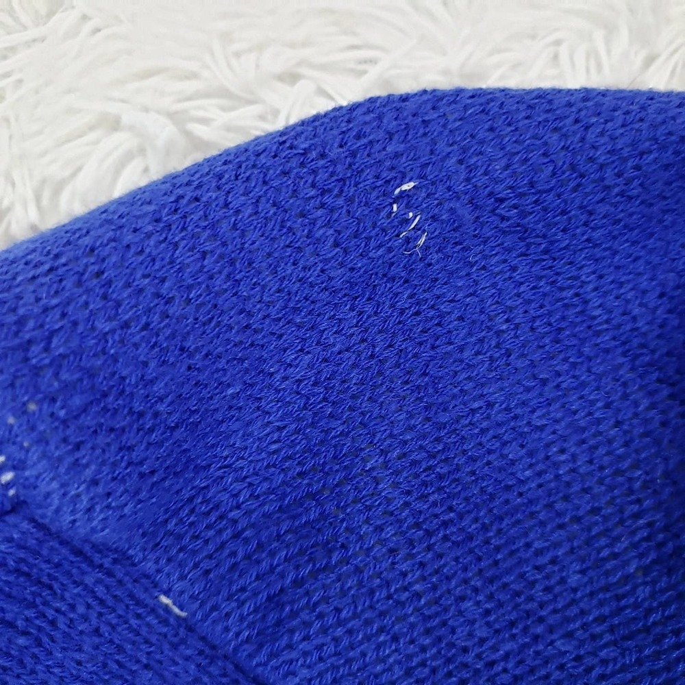 POL blue winter holiday sweater size large - Picture 2 of 12